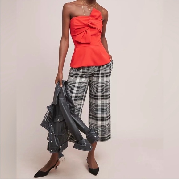 Adelyn Rae strapless red bow top - Picture 8 of 8